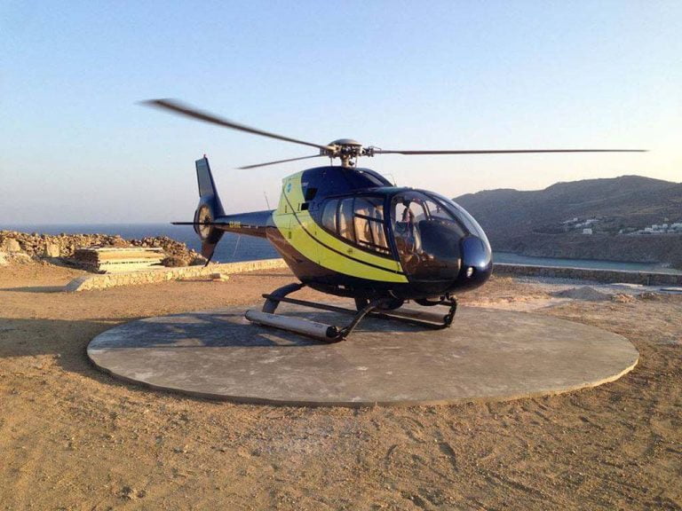 Mykonos to Santorini Helicopter Flight