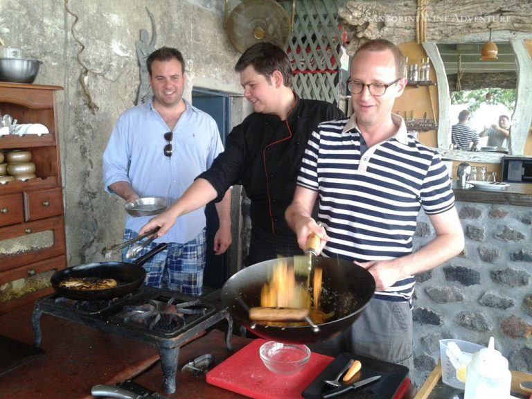 Private Tour: Santorini Cooking Class and Wine-Tasting Tour
