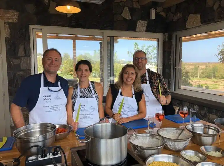 Private Santorini Cooking Class Tour with Wine Tasting