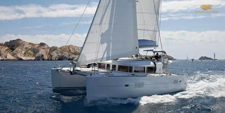 Santorini Private Boat Tour with Luxury Catamaran