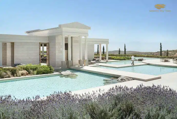 Athens to Amanzoe Helicopter Flight