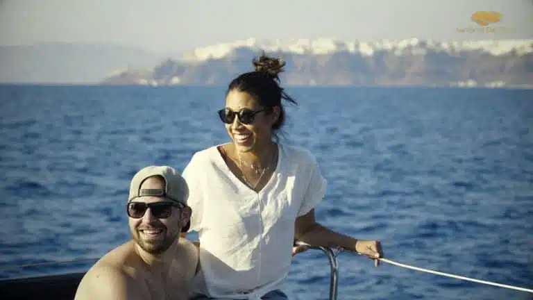Santorini Private Boat Tour with Luxury Catamaran