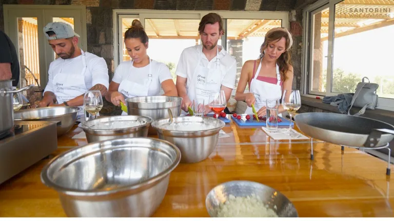 Private Tour: Santorini Cooking Class and Wine Tour