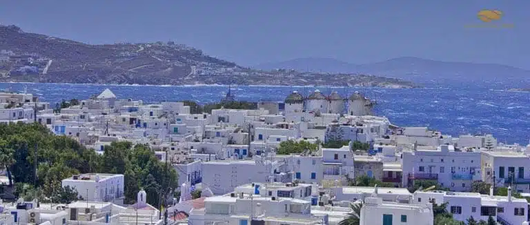 Crete to Mykonos Helicopter Flight