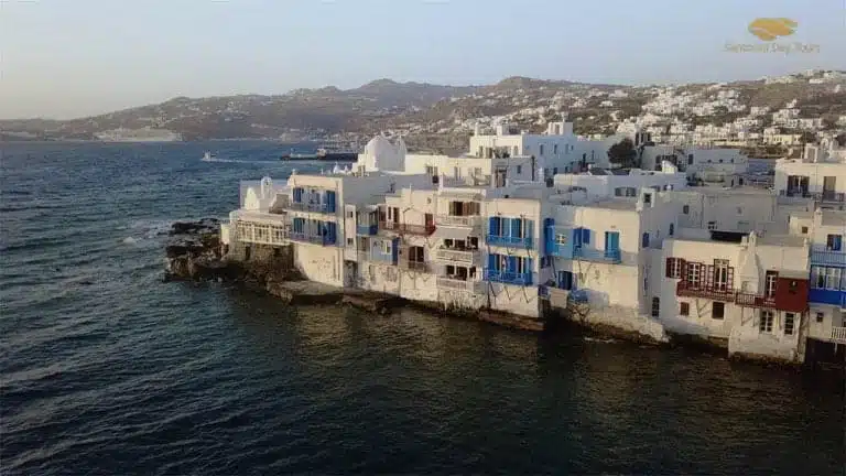 Folegandros to Mykonos Helicopter Flight