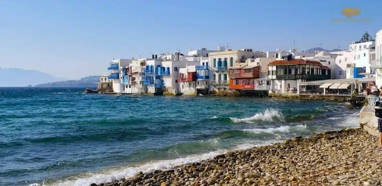 Folegandros to Mykonos Helicopter Flight