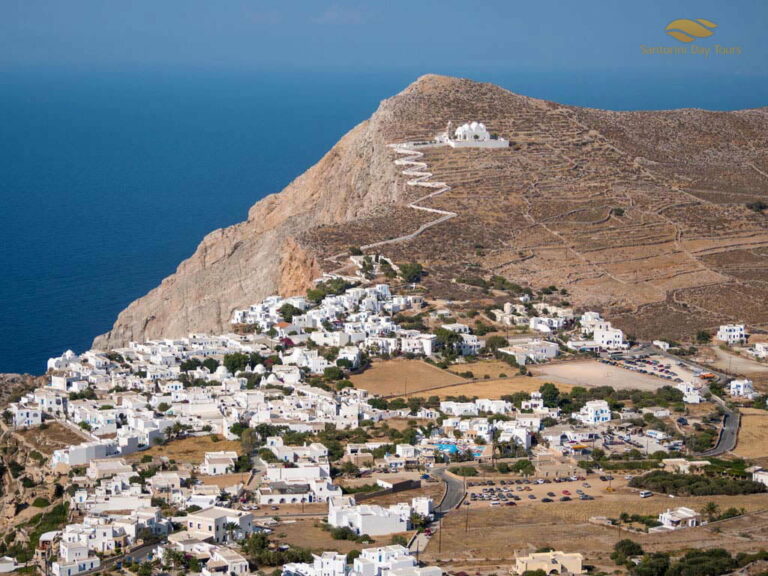 Milos to Folegandros helicopter flight