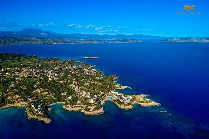 Athens to Porto Heli Helicopter Flight