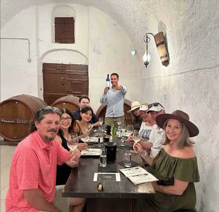 Morning Tour: Santorini Wine Adventure with 12 Tastings and Tapas