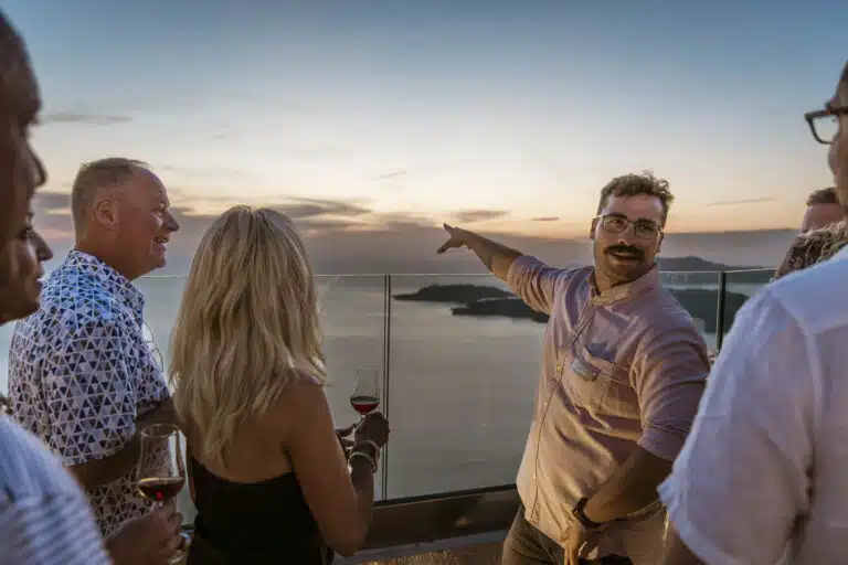 Private Santorini Wine Tour with Dinner