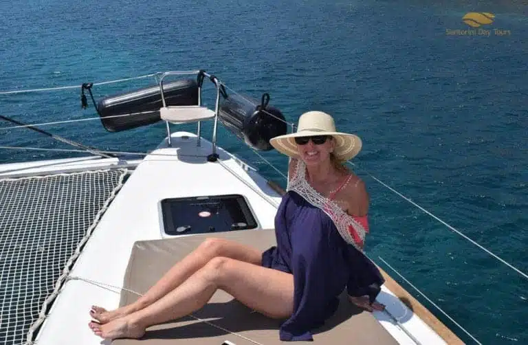 Santorini Private Boat Tour with Luxury Catamaran