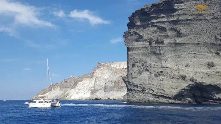 Santorini Catamaran Tour with Greek Meal - Morning Cruise