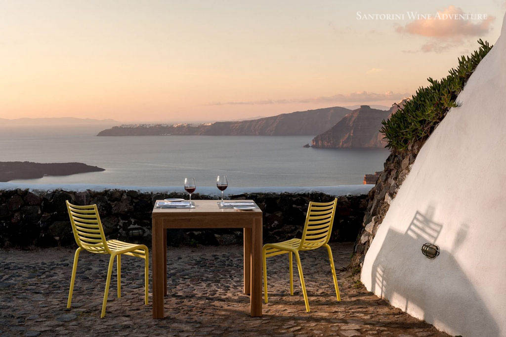 santorini wine adventure sunset tour