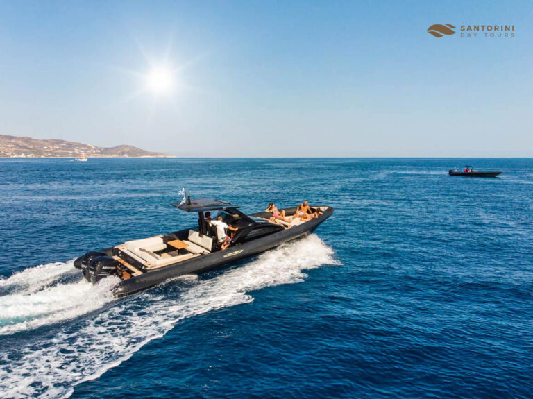 Santorini Private Cruise with Luxury 40ft Speed Boat