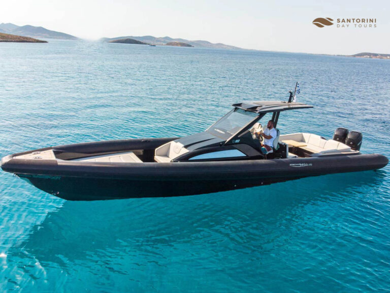 Paros and Antiparos Private Cruise with Luxury 40ft Speed Boat
